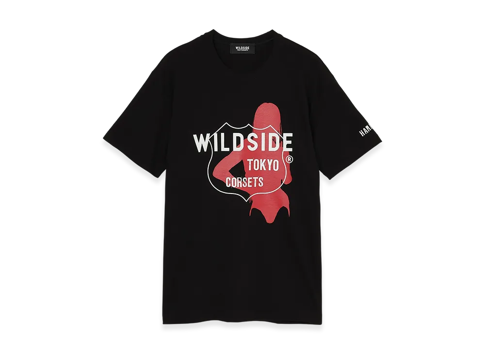 WILDSIDE YOHJI YAMAMOTO Tokyo Corsets T-Shirt "Black"