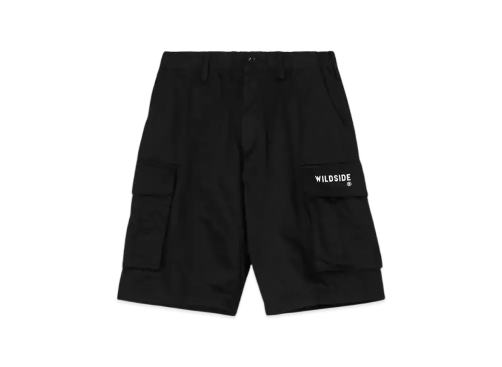 WILDSIDE YOHJI YAMAMOTO Short Cargo Pants "Black"
