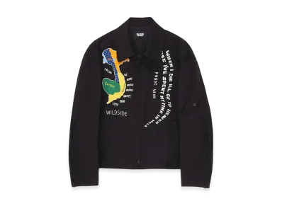 WILDSIDE YOHJI YAMAMOTO Cotton Chino Vietnam Jacket A "Black"
