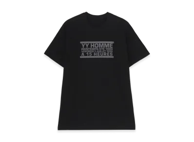 WILDSIDE YOHJI YAMAMOTO Yohji Yamamoto Pour Homme Invitation T-Shirt (1999SS) "Black"
