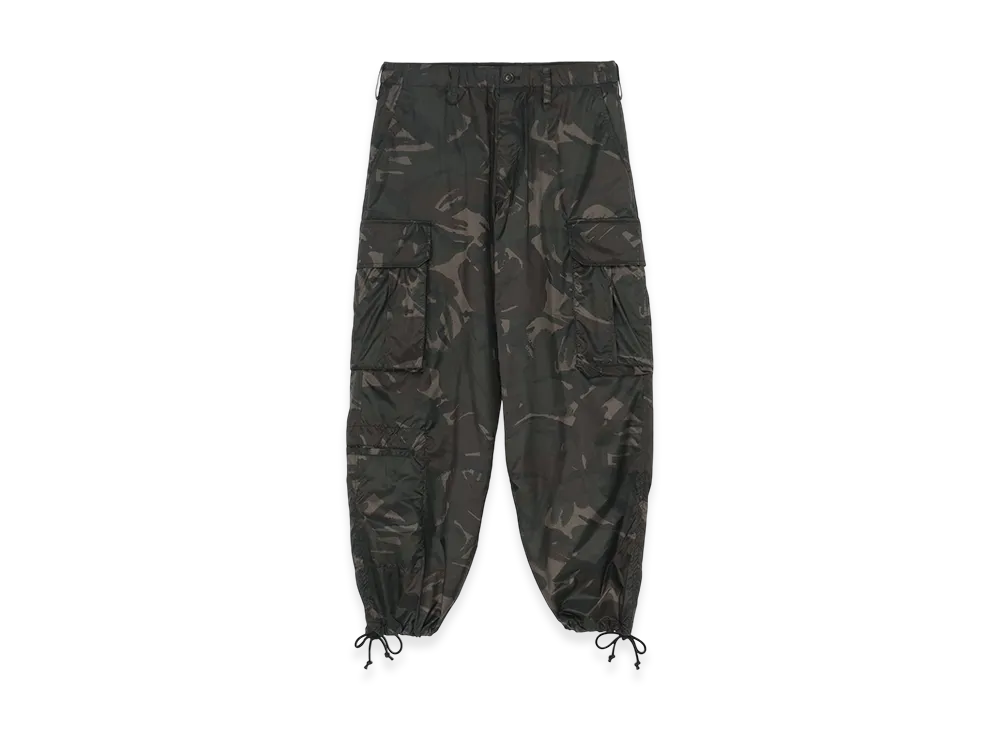 WILDSIDE YOHJI YAMAMOTO Camo Nylon Cargo Pants "Dark Green"