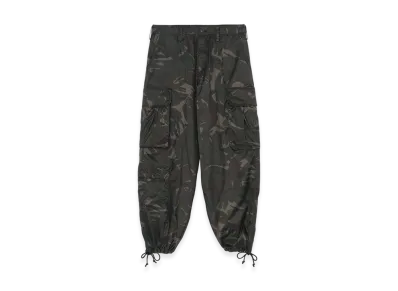 WILDSIDE YOHJI YAMAMOTO Camo Nylon Cargo Pants "Dark Green"