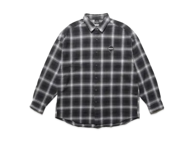 F.C.Real Bristol Big Logo L/S Baggy Shirt "Black"