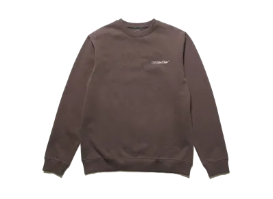 F.C.Real Bristol Script Crewneck Sweat "Brown"