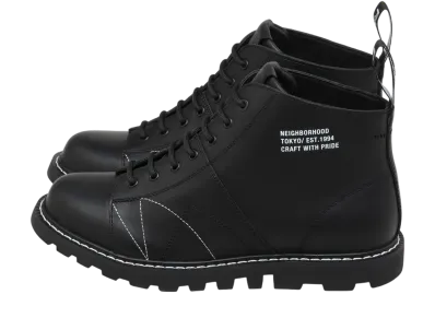 NEIGHBORHOOD x FACT Mnky Boot "Black"