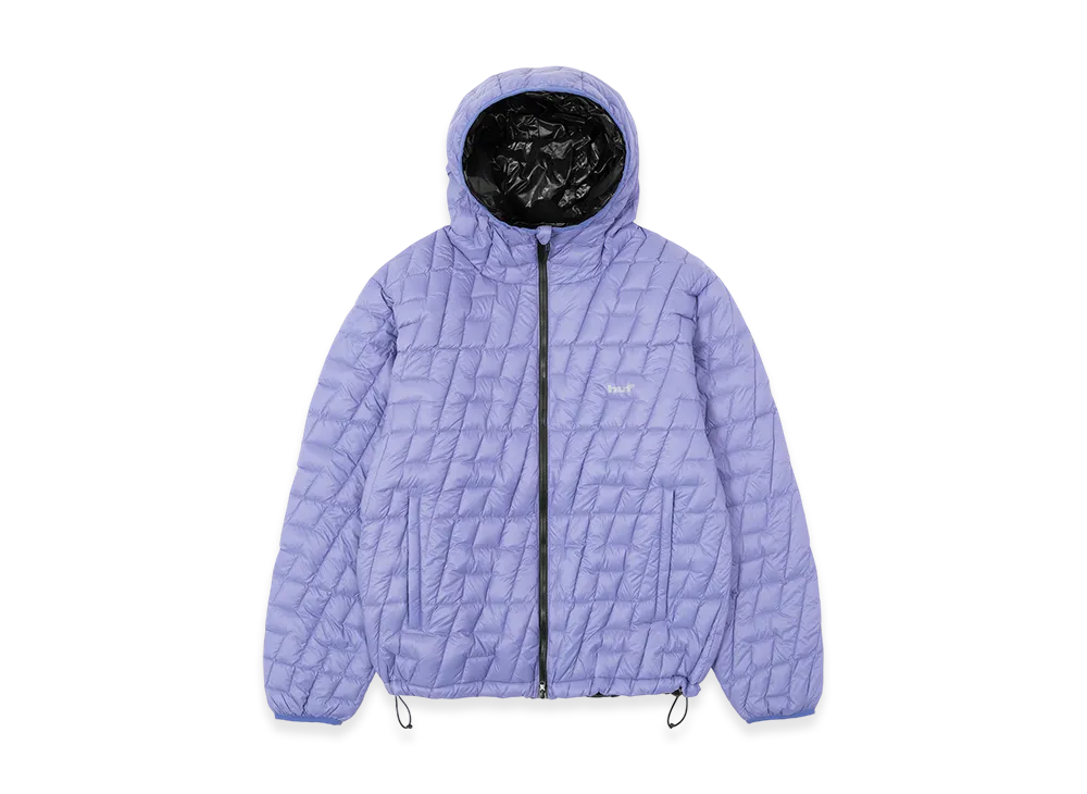 HUF x TAION Cascade Packable Hooded Down Jacket "Lilac Blue"