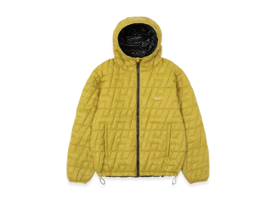 HUF x TAION Cascade Packable Hooded Down Jacket "Oil Yellow"