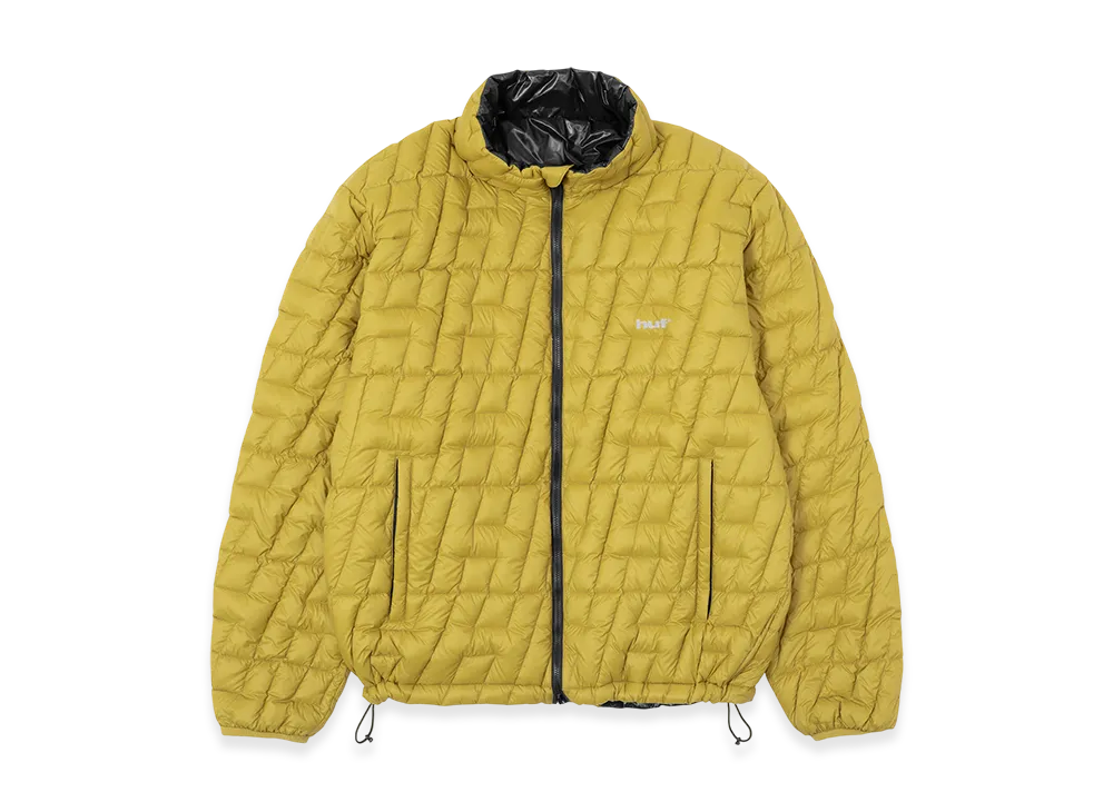 HUF x TAION Cascade Packable Down Jacket "Oil Yellow"