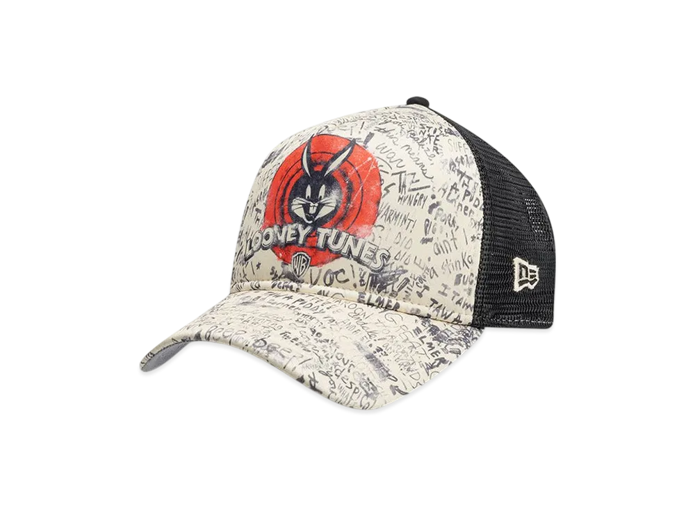 NEW ERA x Looney Tunes 9Forty A-Frame Tracker Bugs Bunny "White/Black"