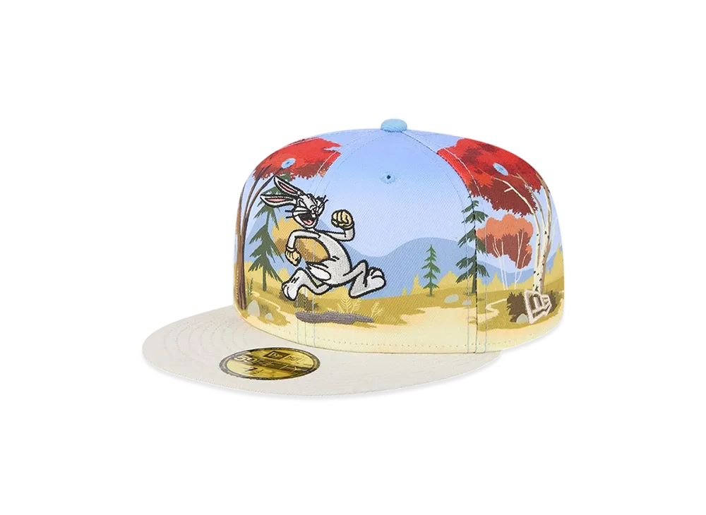 NEW ERA x Looney Tunes 59Fifty Bugs Bunny All Over Print "White"