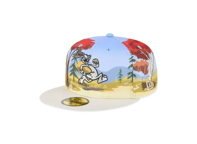 NEW ERA x Looney Tunes 59Fifty Bugs Bunny All Over Print "White"