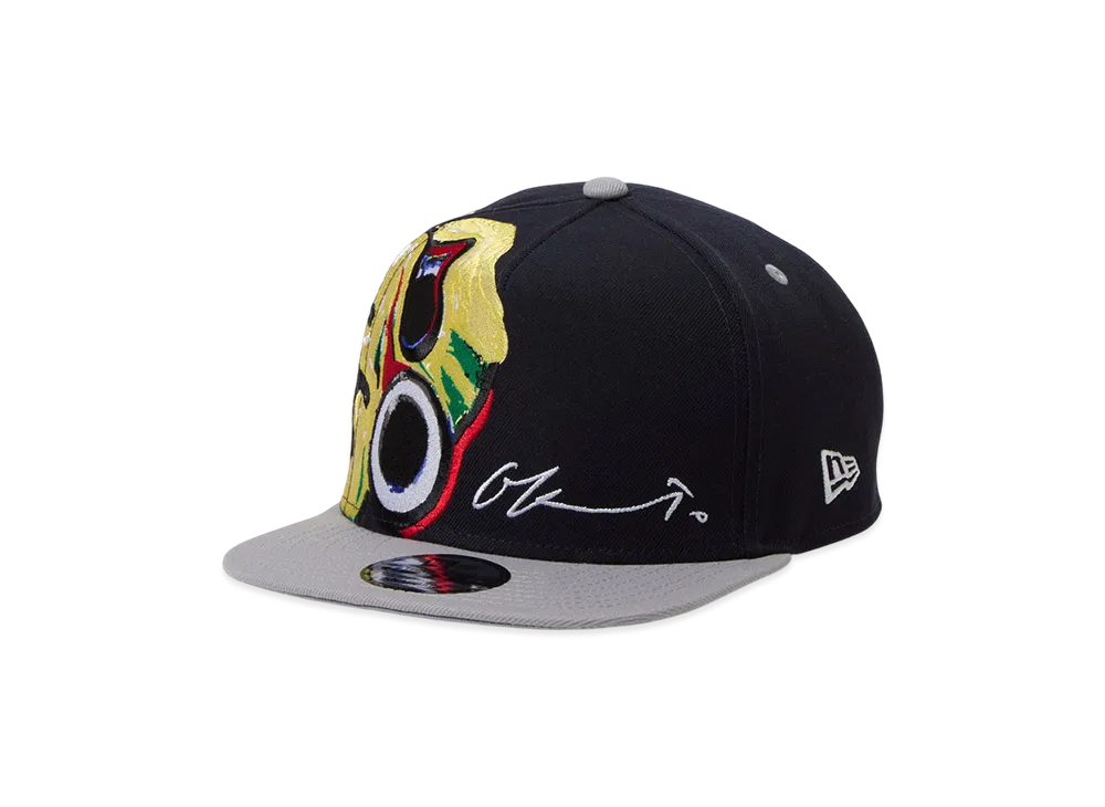 NEW ERA x Taro Okamoto 9Fifty A-Frame Staring Contest Golf "Navy/Grey"