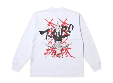 NEW ERA x Taro Okamoto Long Sleeve Oversized Cotton T-Shirt Tower of the Sun "White"