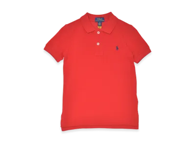 Polo Ralph Lauren Cotton Mesh Polo Shirt Kids "Red"