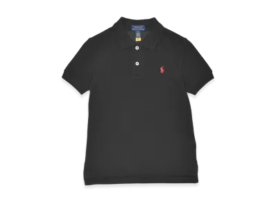 Polo Ralph Lauren Cotton Mesh Polo Shirt Kids "Black"