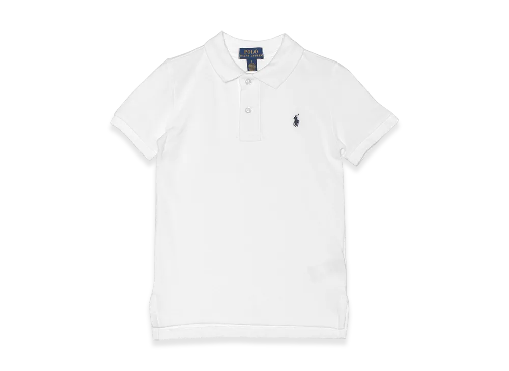 Polo Ralph Lauren Cotton Mesh Polo Shirt Kids "White"