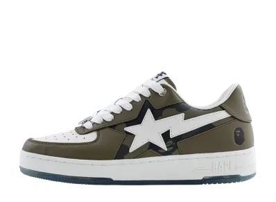 A BATHING APE Women's BAPE STA ICON #2 "Olive"