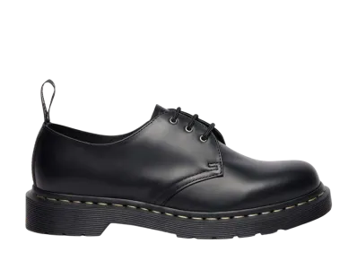Dr.Martens 1461 Grey Stitch 3-Eye Shoes "Black" (Japan Exclusive)