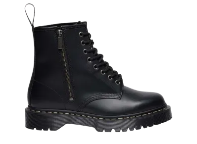 Dr.Martens 1461 Zip Grey Stitch Bex 8-Eye Boots "Black" (Japan Exclusive)
