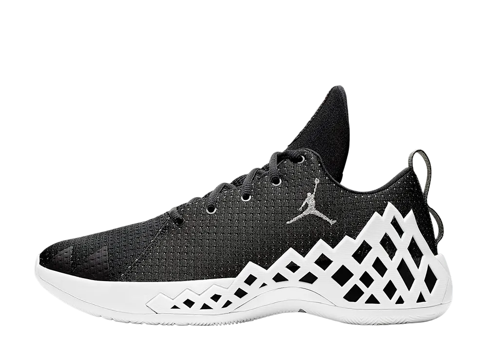 Nike Jordan Jumpman Diamond Low "Black/White/Metallic Silver"