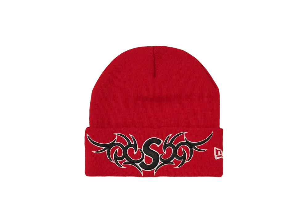 Supreme New Era Tribal S Logo Beanie 