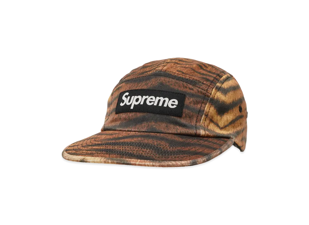 Supreme Washed Chino Twill Camp Cap (25FW) "Tiger"