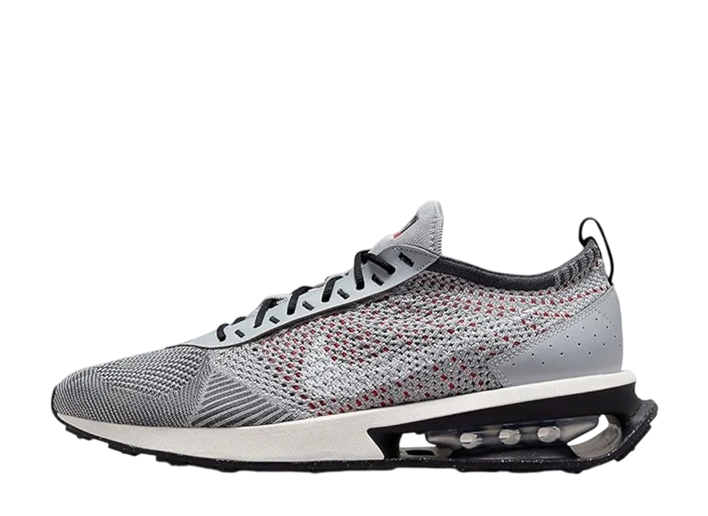 ナイキ エアマックス フライニット レーサー "ウルフグレー/ブラック/ダークグレー/ホワイト"