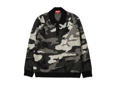 Supreme Small Box Polo Sweater (25FW) "Snow Camo"