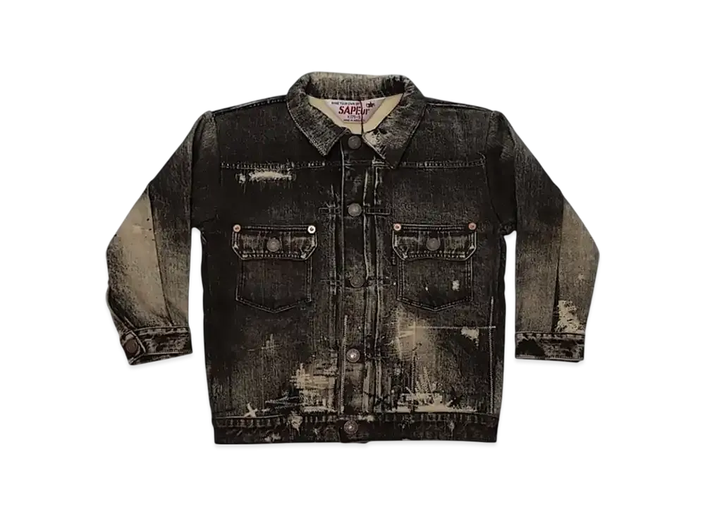 SAPEur Kid's Lot.5067XX Sweat Jacket "Black"