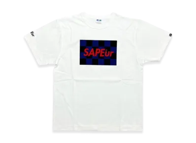 SAPEur Youth Checker S/S Tee "White"