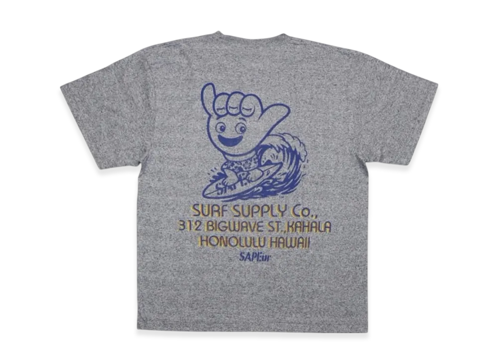 SAPEur Hawaii Tee S/S Tee "Gray"