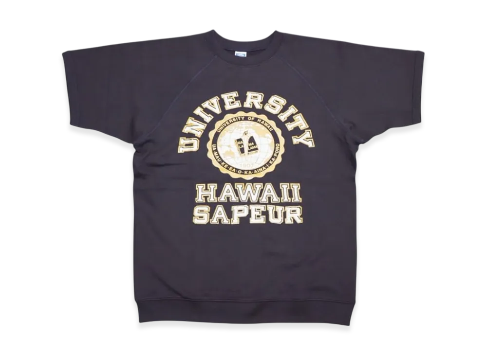 サプール ユニバーシティー オブ ハワイ S/S スウェット "フェードネイビー"