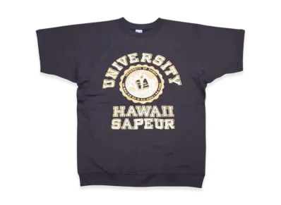 SAPEur University Of Hawaii S/S Sweat "Faded Navy"