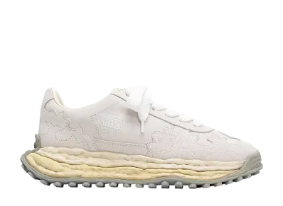 Maison MIHARA YASUHIRO LARRY OG Sole Western Detail Suede Low-top Sneaker "White"