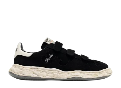Maison MIHARA YASUHIRO CHARLES OG Sole Western Detail Suede Low-top Verclo Sneaker "Black"