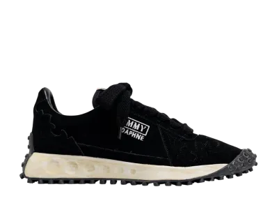 Maison MIHARA YASUHIRO DAPHNE OG Sole Western Detail Suede Low-top Sneaker "Black"