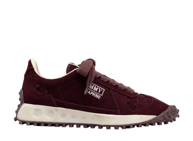 Maison MIHARA YASUHIRO DAPHNE OG Sole Western Detail Suede Low-top Sneaker "Bordeaux"