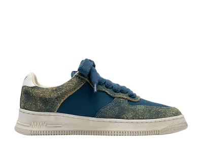 Maison MIHARA YASUHIRO ROSY OG Sole Mix Material Low-top Sneaker "Blue"