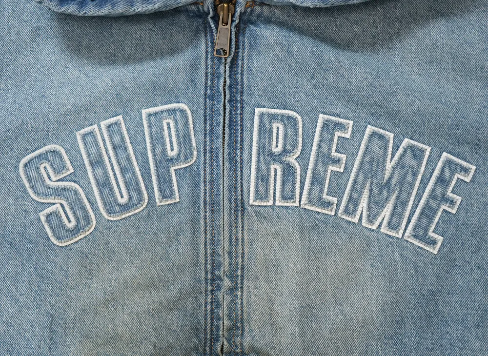 Supreme Reflective Arc Hooded Work Jacket 