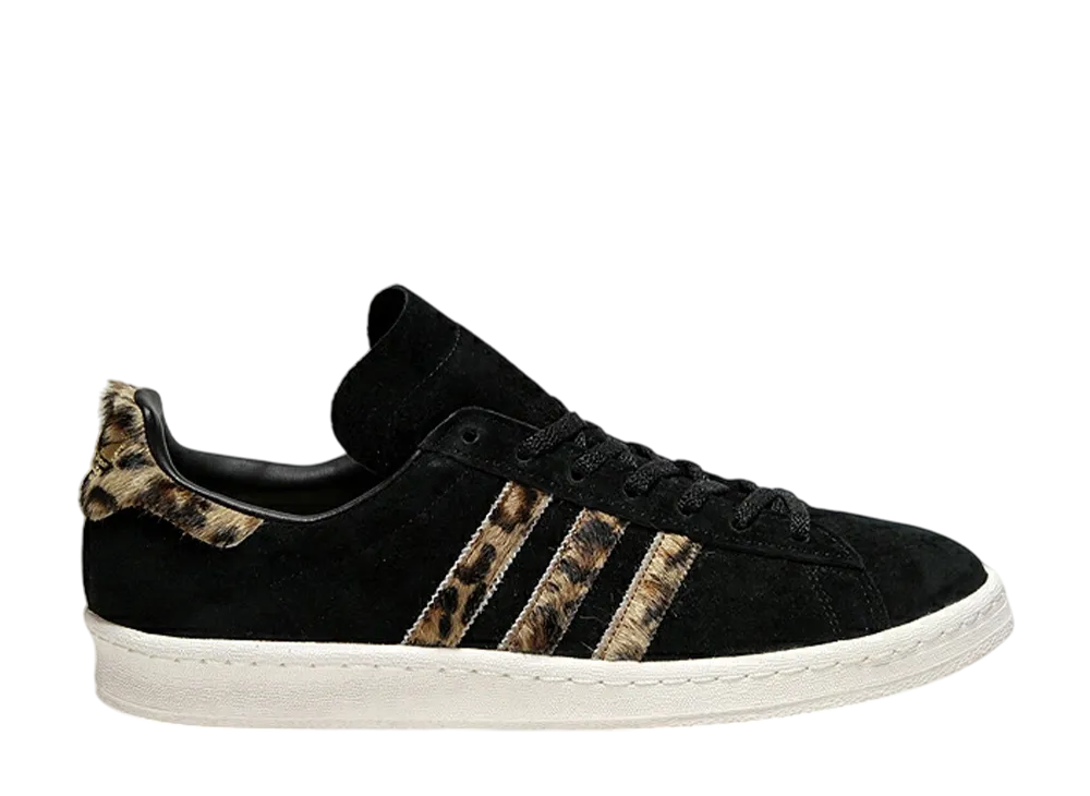 エクストララージ × アディダスオリジナルス キャンパス 80S "ブラックレオパード"