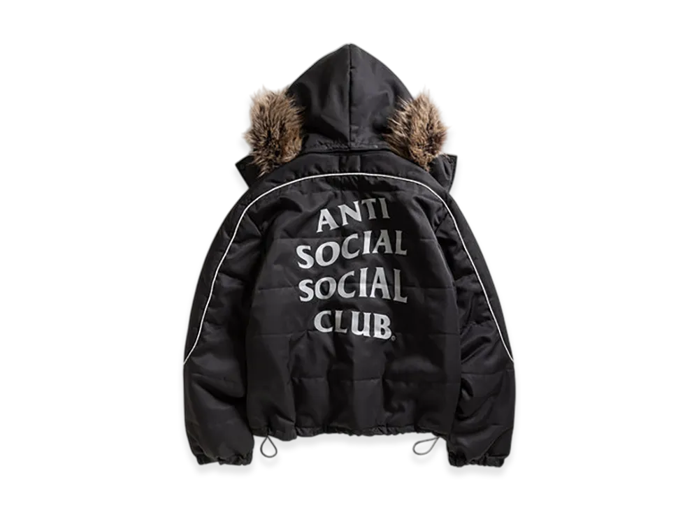 ANTI SOCIAL SOCIAL CLUB Black Puffer "Black"