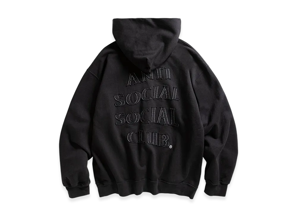 ANTI SOCIAL SOCIAL CLUB Applique Mind Games Hoodie "Black"