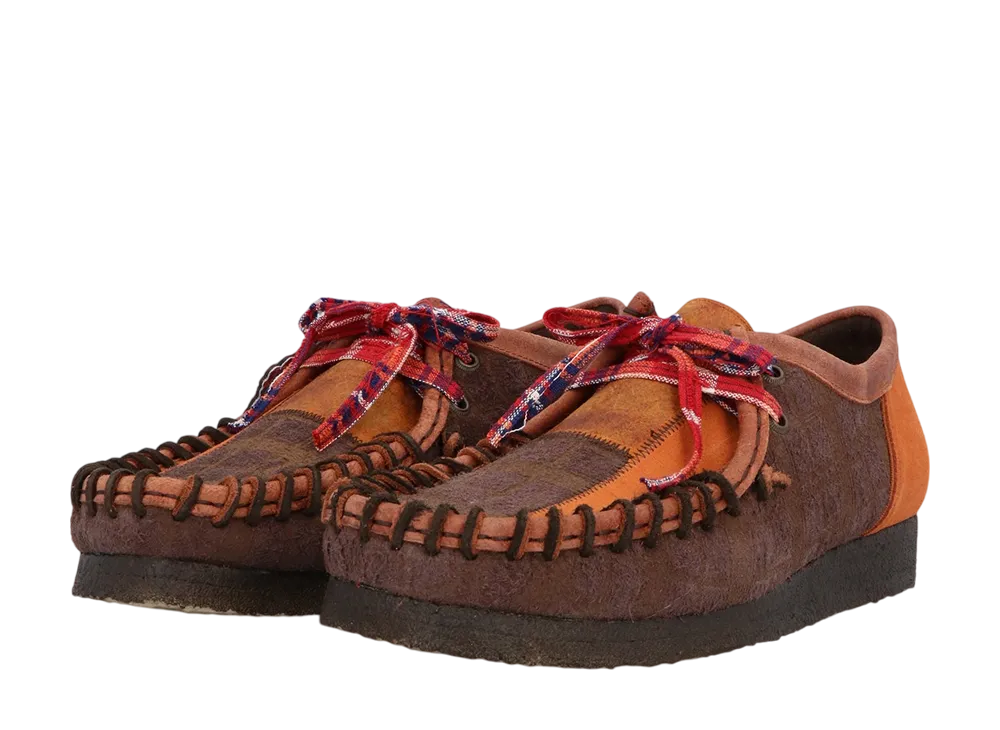 Nicholas Daley × Clarks Wallabee "Brown Combi" (UNION TOKYO Exclusive)