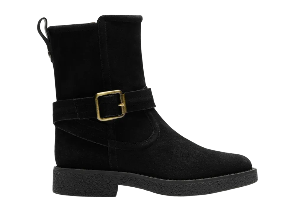 Clarks Women's Nella Mid "Black Sde"