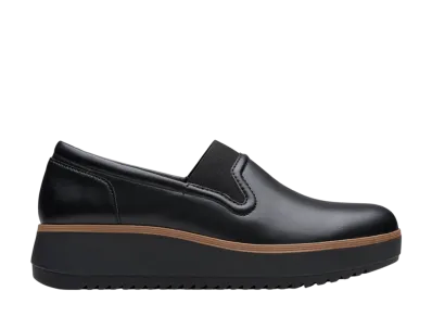 Clarks Women's Zylah Sky "Black Leather"