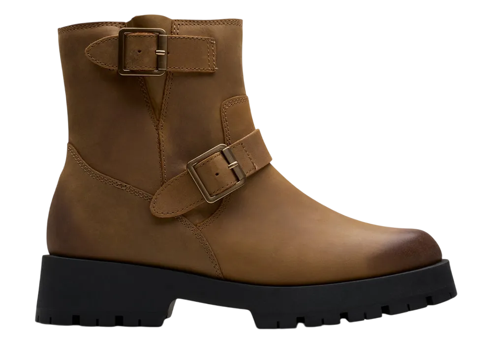 Clarks Women's Ledwick Haley "Dark Sand Oily"