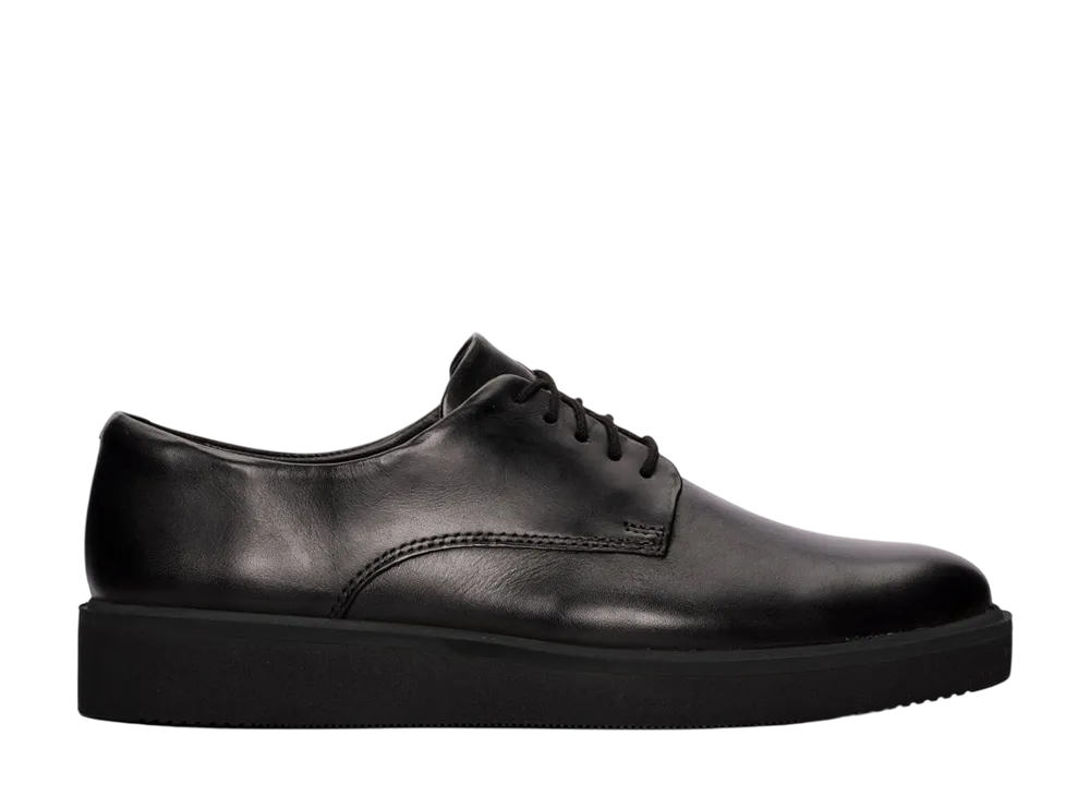 Clarks Women's Glickly Derby2 "Black Leather"