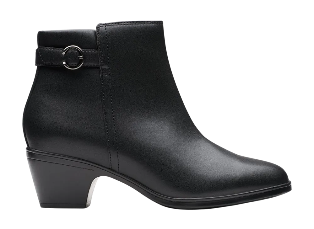 Clarks Women's Emily2 Belle "Black Leather"
