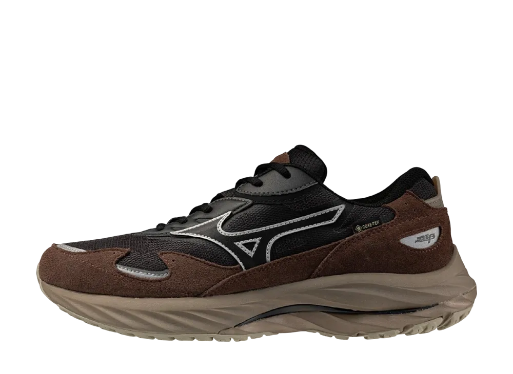 ミズノ ウエーブライダー ベータ ゴアテックス "ブラック/ブラック/ブラウン"