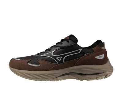 ミズノ ウエーブライダー ベータ ゴアテックス "ブラック/ブラック/ブラウン"
